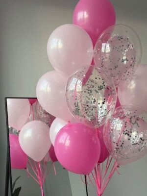Повітряні кульки в Києві "Рожева пристрасть"